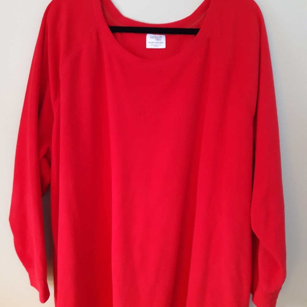 Danskin Now, Microfleece Pullover - Red